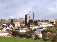 Villagers wound up over a wind turbine for Coldridge