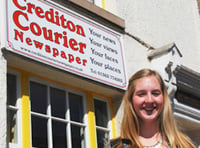 Nadine makes the most of her visit to Crediton