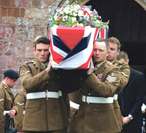 Tributes aplenty for young soldier at Crediton funeral
