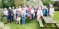 Cheriton Fitzpaine Garden Club members visit beautiful High Garden at Kenton