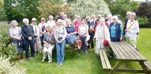 Cheriton Fitzpaine Garden Club members visit beautiful High Garden at Kenton