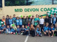 Crediton Youth footballers enjoyed Plymouth Argyle game