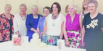 Standing ovation for Chulmleigh Floral Art Club at 30th anniversary celebration