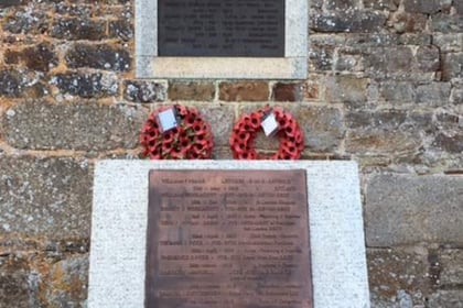 New War Memorial will commemorate 11 more sons of Sampford Courtenay