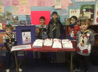 First Crediton Scouts Christmas post service made £171