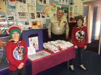 First Crediton Scouts Christmas post service made £196