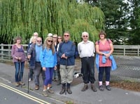 Great day for a walk and talk in Crediton area