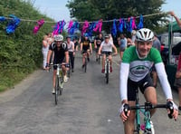 Jason and friends raised more than £8,000 in cycle challenge