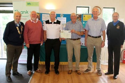 Lions Golf Day at Downes Crediton raised £794 for CHSW