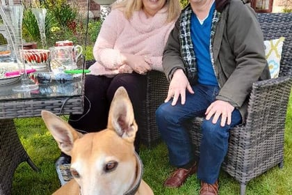 Fond farewell to Sandford priest, Paul, his wife Tracey and their dog Finn