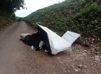 More flytipping near Crediton