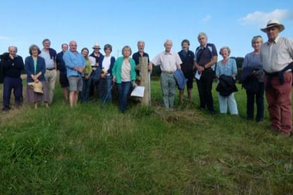 Thorverton and District History Society heard about Upton Pyne Barrows