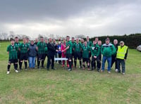 Champions League Cup presented to Lapford