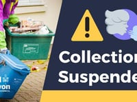 Waste and recycling collections suspended due to extreme weather