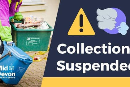 Waste and recycling collections suspended due to extreme weather