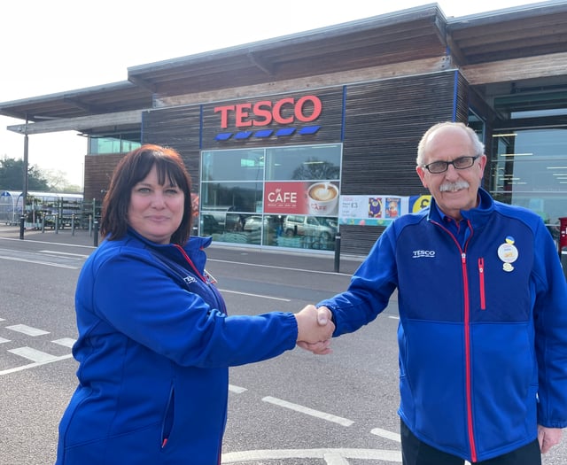 Amanda welcomed as Crediton Tesco’s community champion
