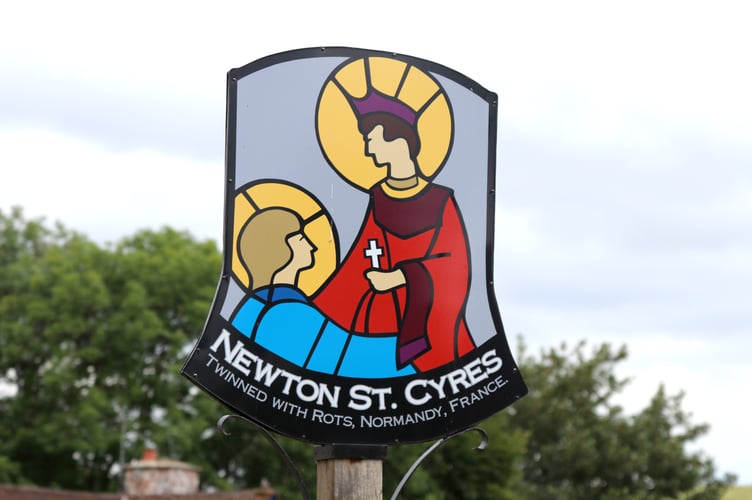 Newton St Cyres sign