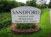 Leaving councillor thanked for service at Sandford
