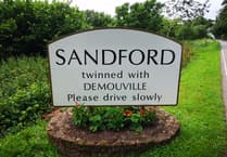 Leaving councillor thanked for service at Sandford
