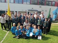 400 young people attended Mid Devon Scouts St George’s Day parade