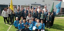 400 young people attended Mid Devon Scouts St George’s Day parade