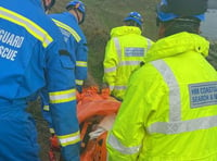 Woman rescued from cliff path 