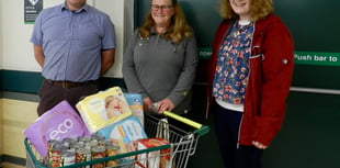 Crediton Morrisons store donates food to cr2ee Ukranian Appeal