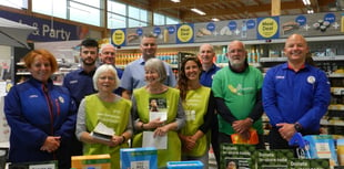 CreditonTesco collected  86 boxes of donated items for  Foodbank
