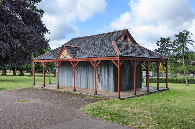 Tiverton’s People’s Park Pavilion hoarding 