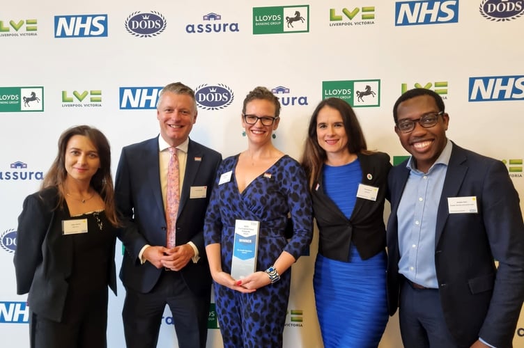 From left to right: Aggie Szpinda, Equality, Diversity and Inclusion Project Manager, NHS Devon; Luke Pollard, MP for Plymouth Sutton and Devonport; Nellie Guttmann, Deputy Head of Involvement and Inclusion, NHS Devon; Nicola Bonas, Associate Director of Communications, Involvement and Inclusion, NHS Devon and Amatey Doku, Equality, Diversity and Inclusion Partner.
