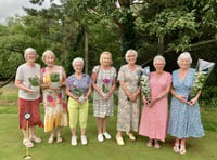 Golfers from other clubs joined ladies at Okehampton Golf Club