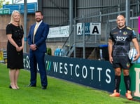 Westcotts unveil new branding at Exeter’s Sandy Park Stadium