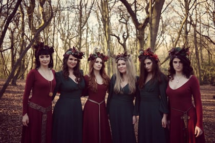 The ‘Mediaeval Baebes’ to appear at Chagford on December 16