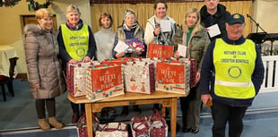 Rotary Club of Crediton Boniface donations for Ukrainian families