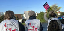 Nurses on strike today across Devon