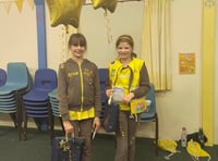 Gold Awards for 4th Crediton Brownies Anastazia and Isla
