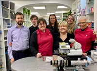 Crediton Pharmacy assistant thanked for service to so many