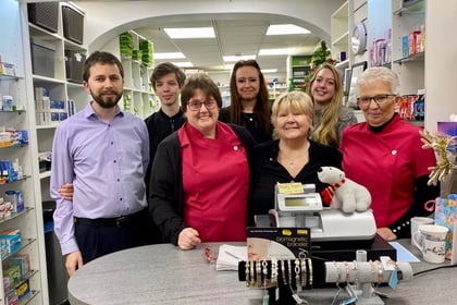 Crediton Pharmacy assistant thanked for service to so many