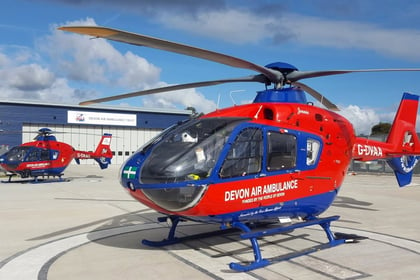 Devon Air Ambulance 2022 mission statistics revealed
