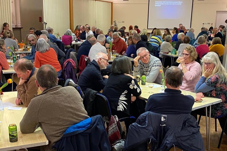 It was busy in the Boniface Centre for the Connect Quiz Night.
