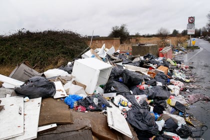Hundreds of fly-tipping incidents in Mid Devon