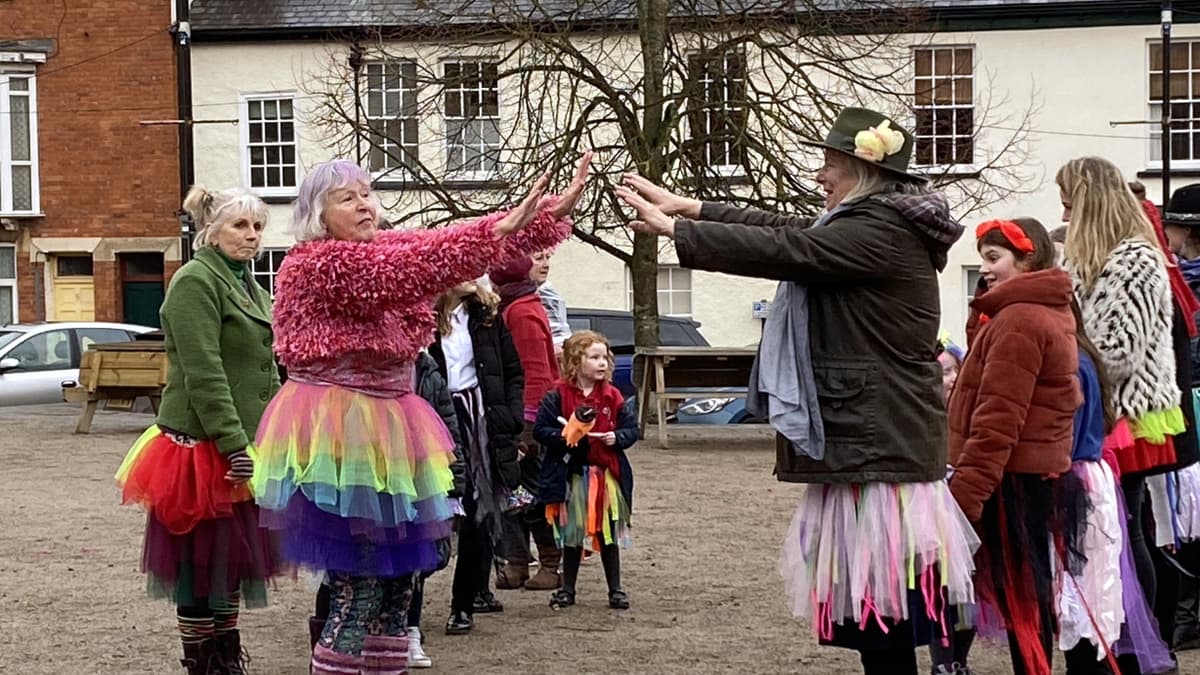 TuTu Day celebrations on Crediton Town Square were colourful and fun