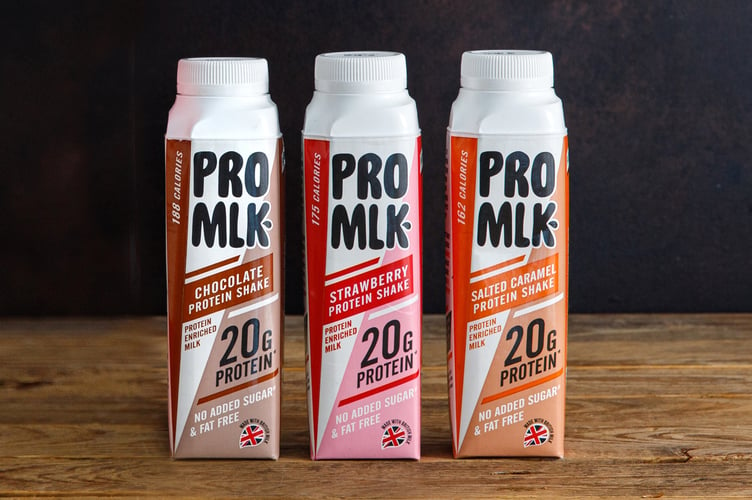 ProMlk by Crediton Dairy.