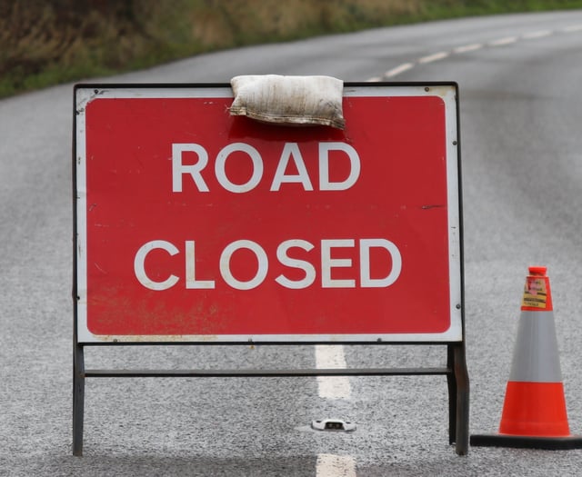 Car and cyclist collision closes A3072 in Bow
