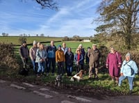 All invited to join Crediton Congregational Church Walking Group
