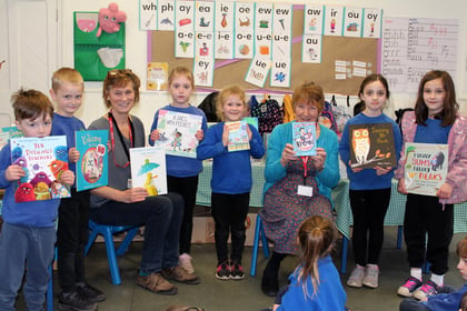 Pupils enjoyed Book Day at Yeoford School
