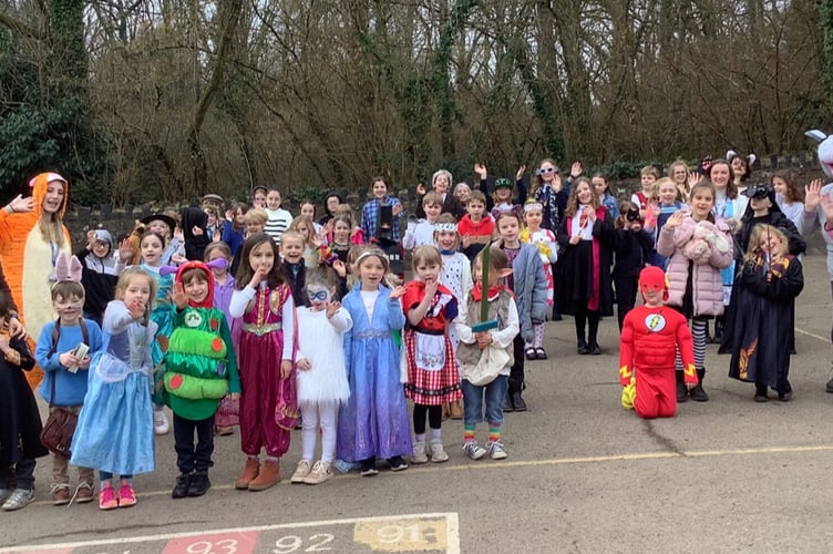 There were many colourful costumes at Yeoford Primary School for World Book Day.
