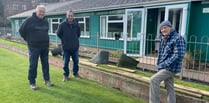 Work going on behind the scenes at Crediton Bowling Club
