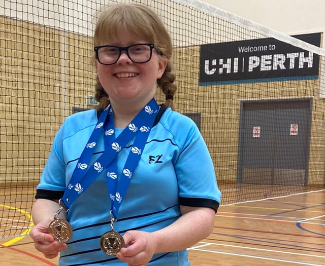 Two silvers for Dee in Disability Four Nations Badminton competition 
