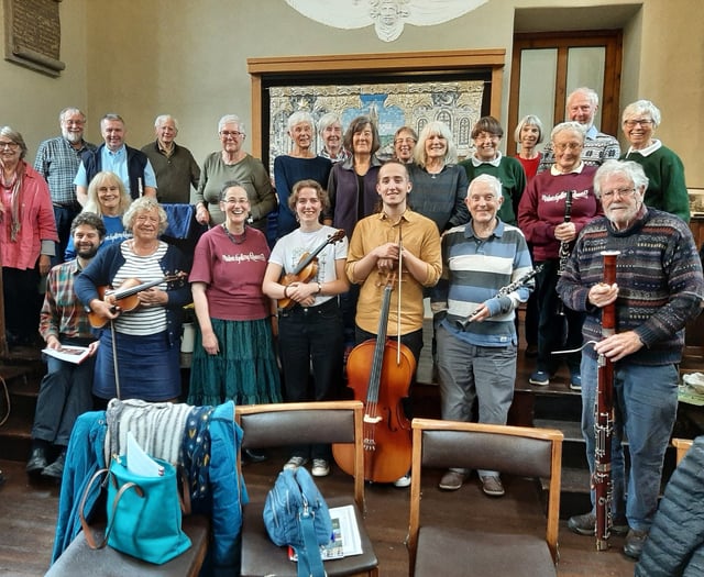 West Gallery Quire brings 1821 Coronation anthem back to Crediton
